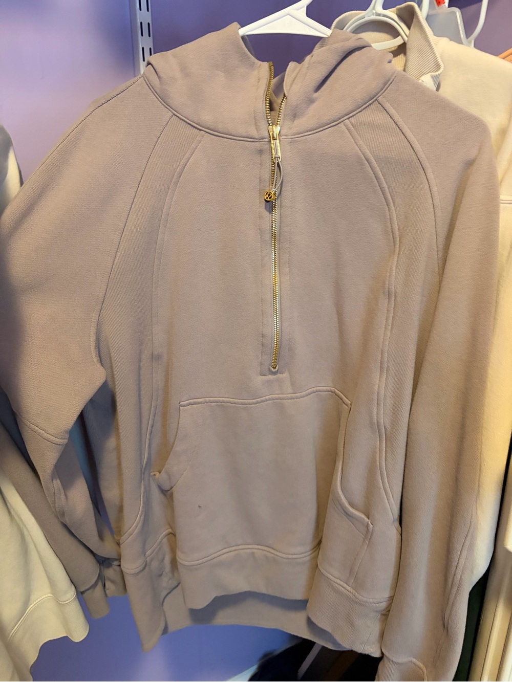 Lululemon quarter -Zip Hoodie Sweatshirt